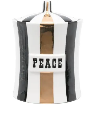 Jonathan Adler Peace striped canister - White - サムネイル1
