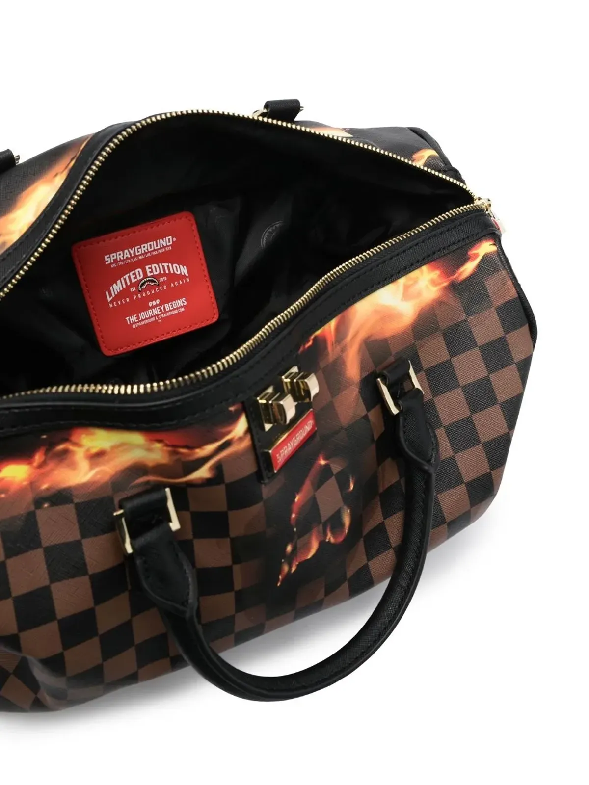 Sprayground ミックスプリントホールドオール - ブラック - 画像5