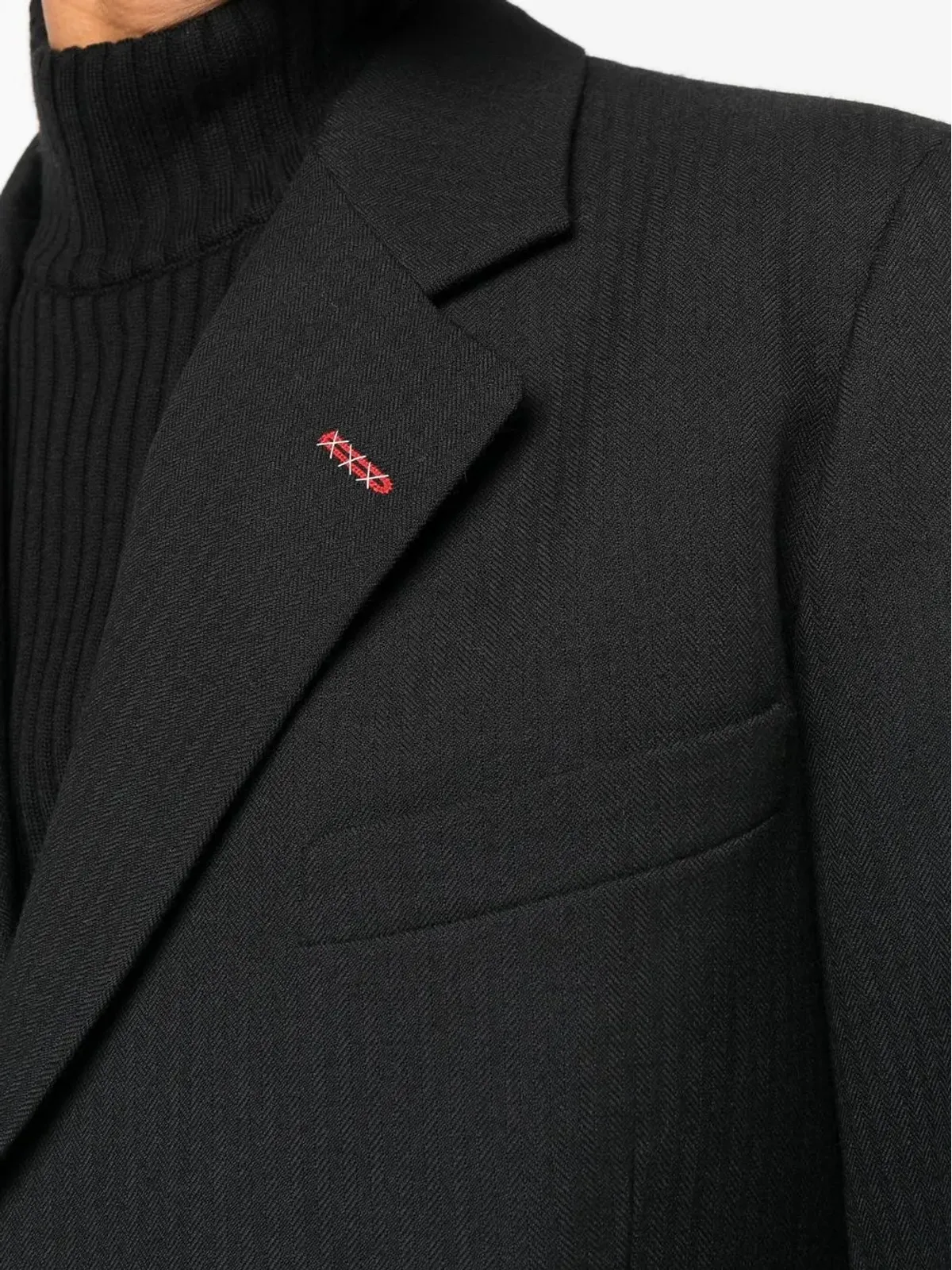 Maison Margiela シングルブレスト ウールブレザー - 画像5