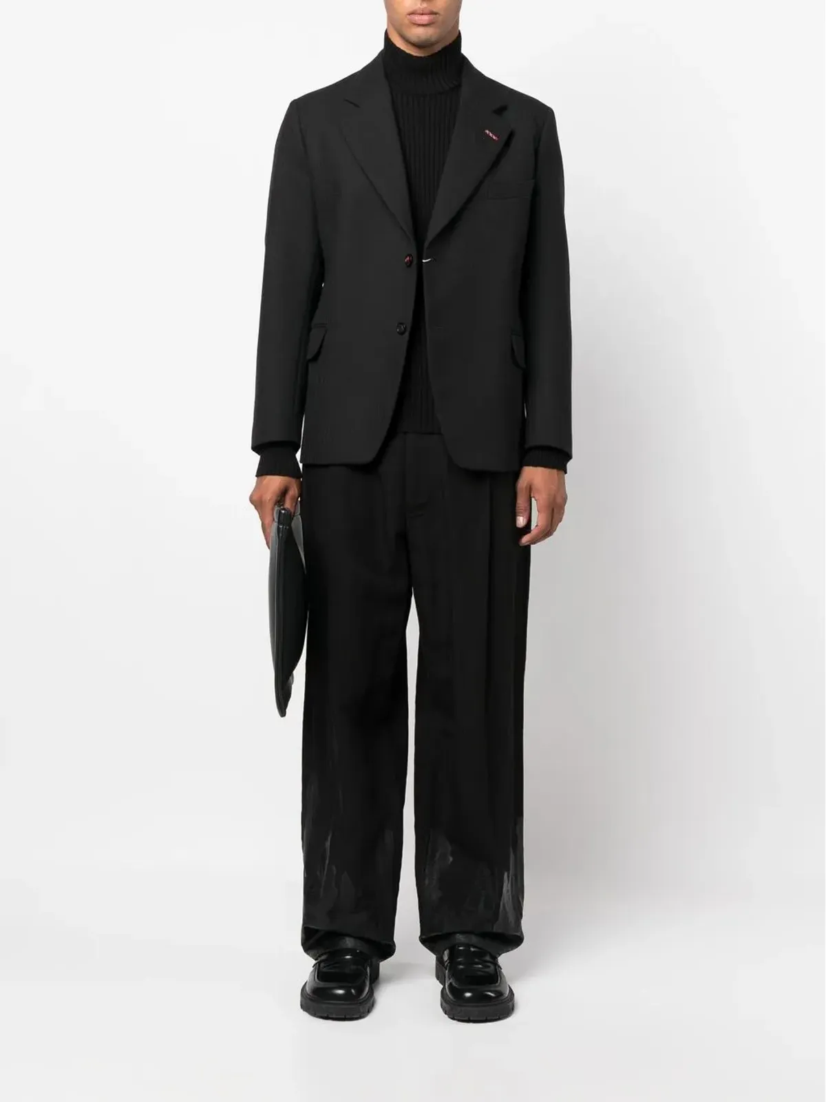 Maison Margiela シングルブレスト ウールブレザー - 画像2