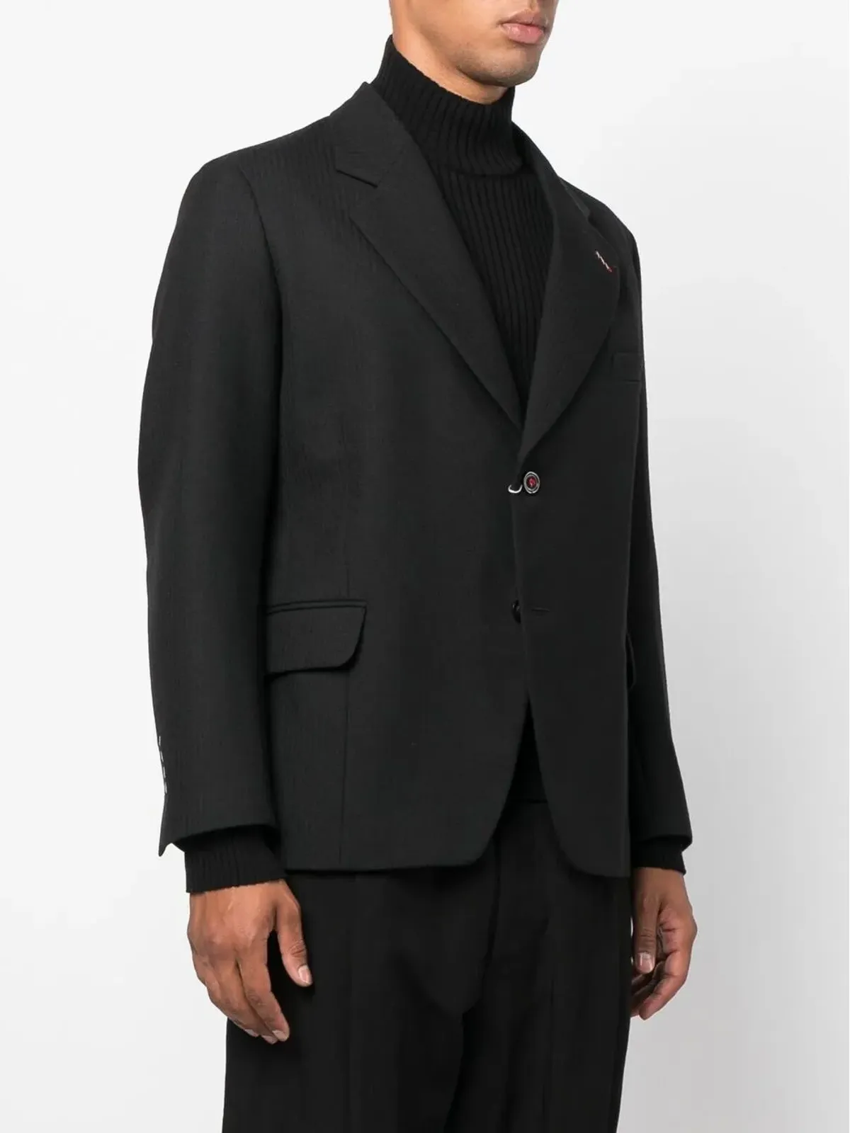 Maison Margiela シングルブレスト ウールブレザー - 画像3