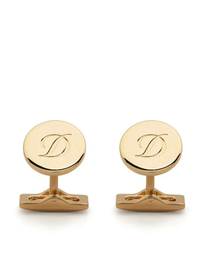 S.T. Dupont S.T. Dupont 18K イエローゴールド ロゴ刻印 カフリンクスの商品画像