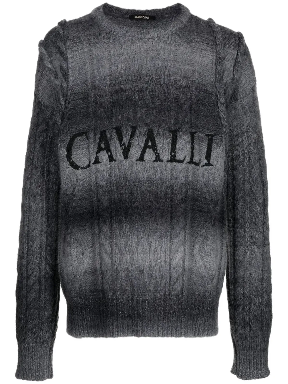 Roberto Cavalli ロゴプリント ニットジャンパー - 画像1
