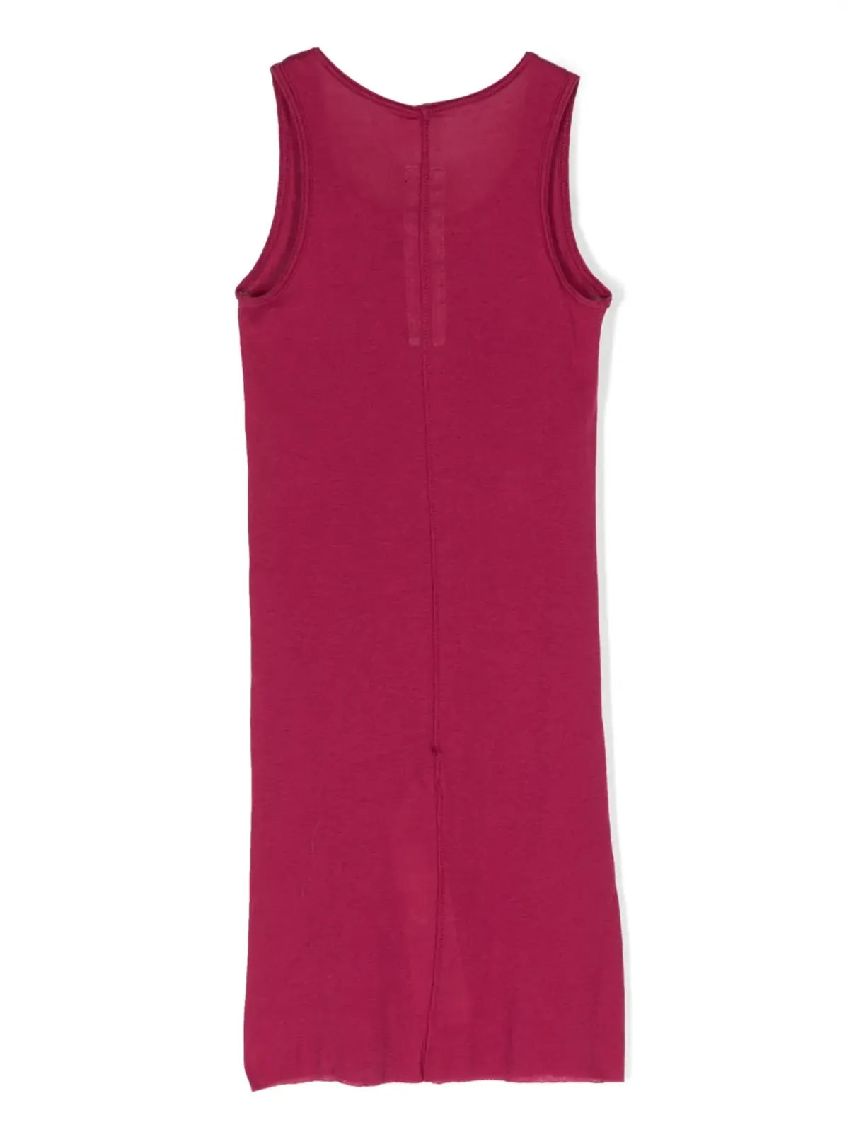 Rick Owens Kids ロングコットン タンクトップ - 画像2