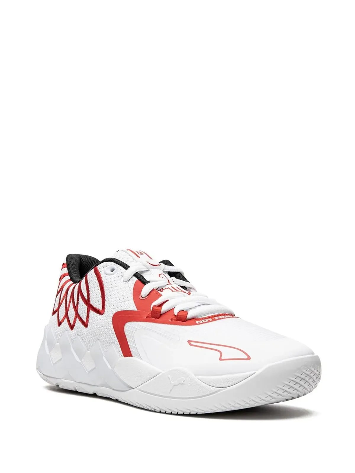 PUMA MB.01 ロー ブライトレッド スニーカー - 画像2