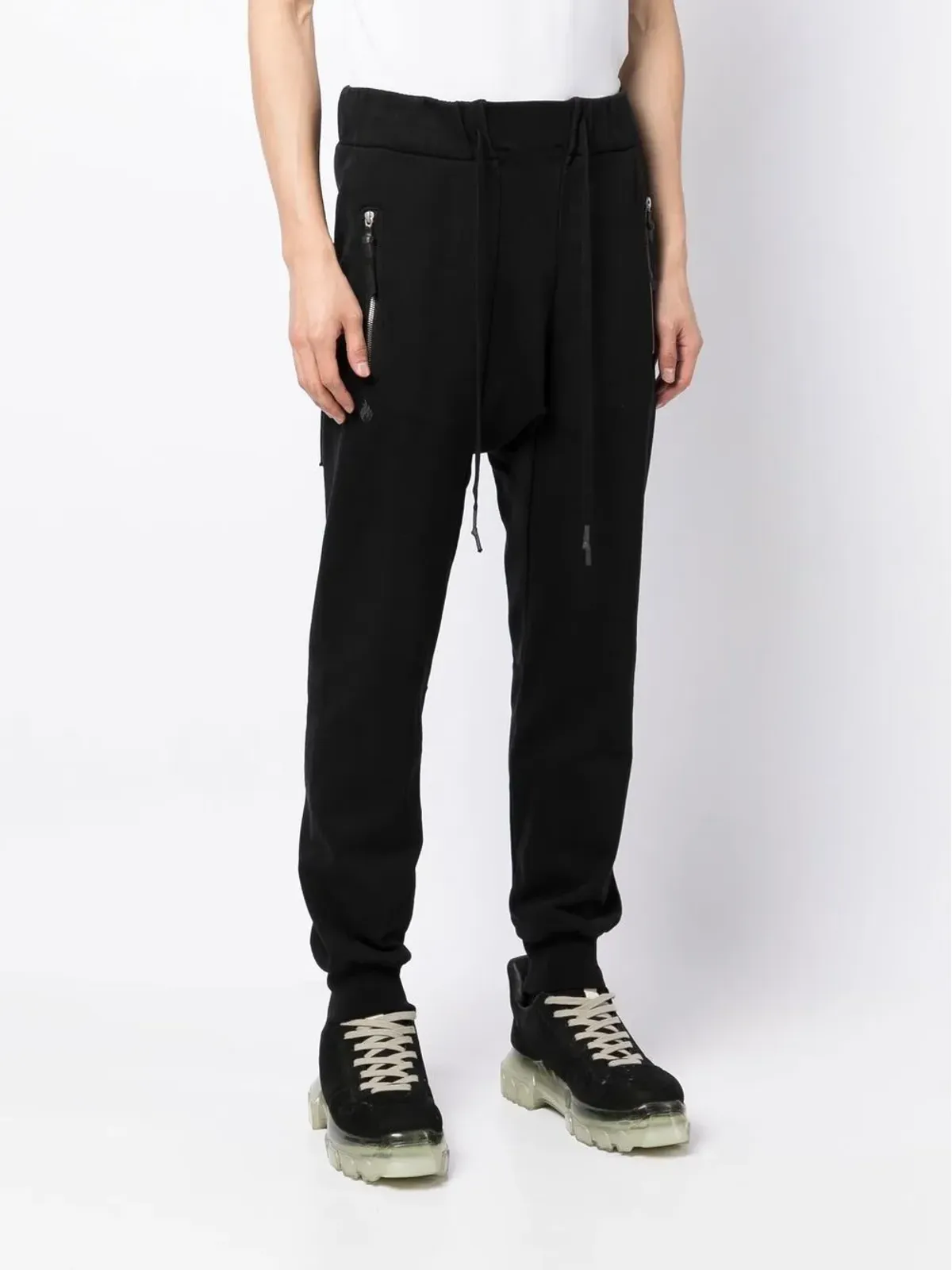 Boris Bidjan Saberi ストレートレッグ・トラックスーツパンツ ブラック - 画像3