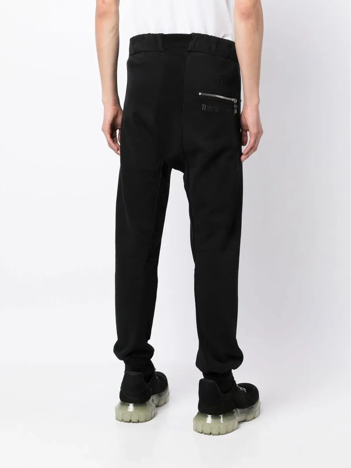 Boris Bidjan Saberi ストレートレッグ・トラックスーツパンツ ブラック - 画像4