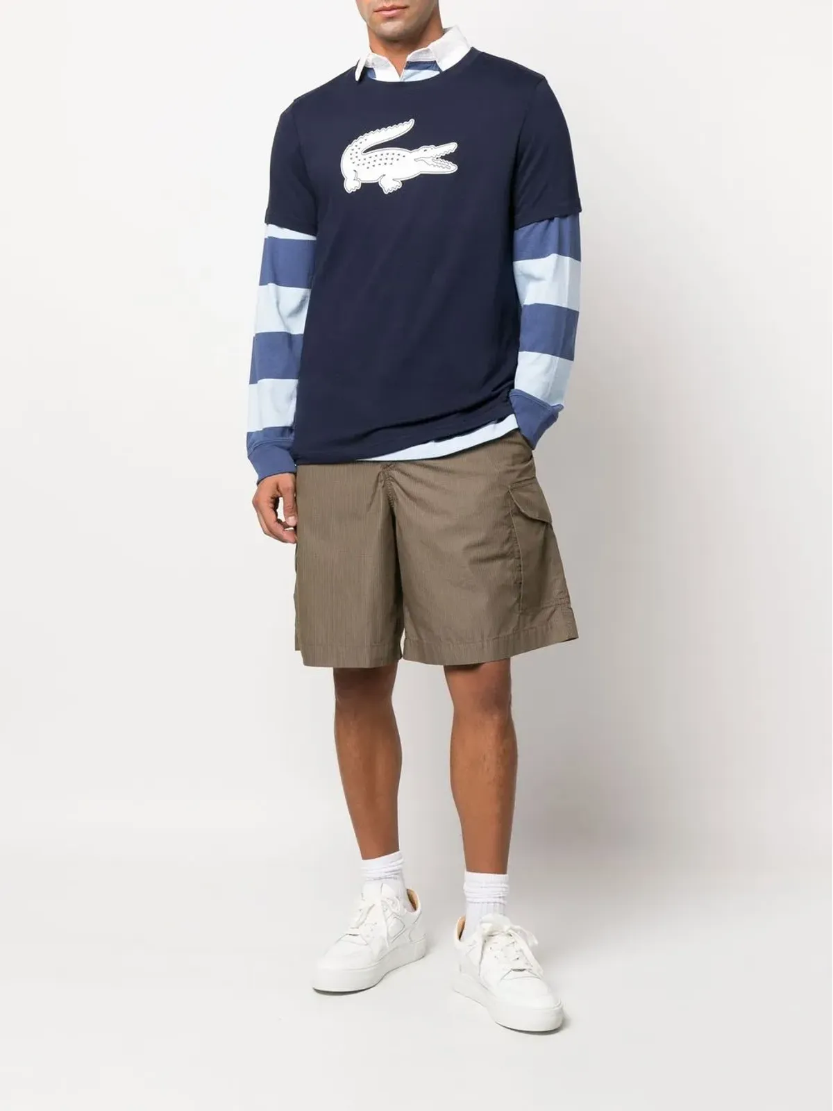 Lacoste ロゴプリントTシャツ - 画像2