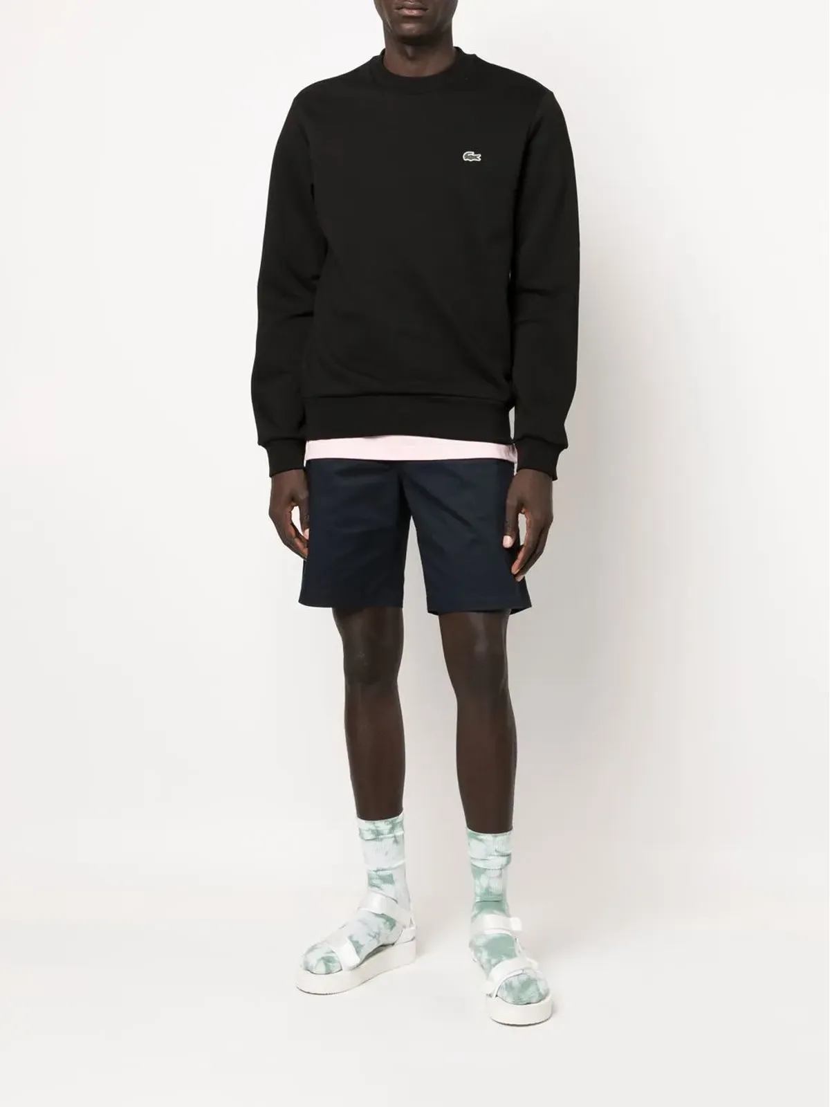 Lacoste ロゴアップリケ入りスウェットシャツ - 画像2
