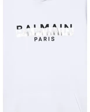 Balmain Kids TEEN ロゴプリント フーディ - サムネイル3
