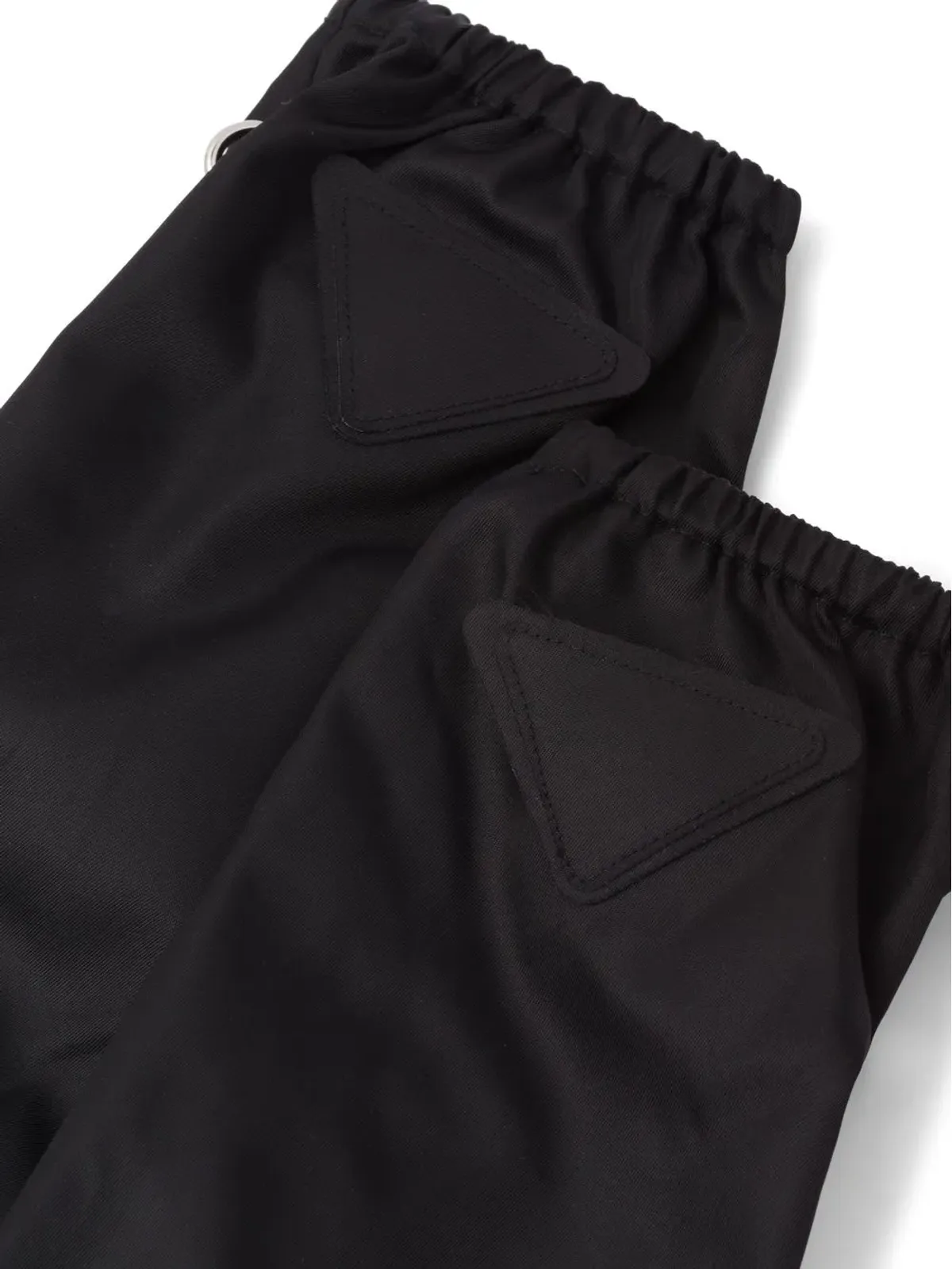 Prada Re-Nylon トライアングルロゴグローブ - ブラック - 画像2