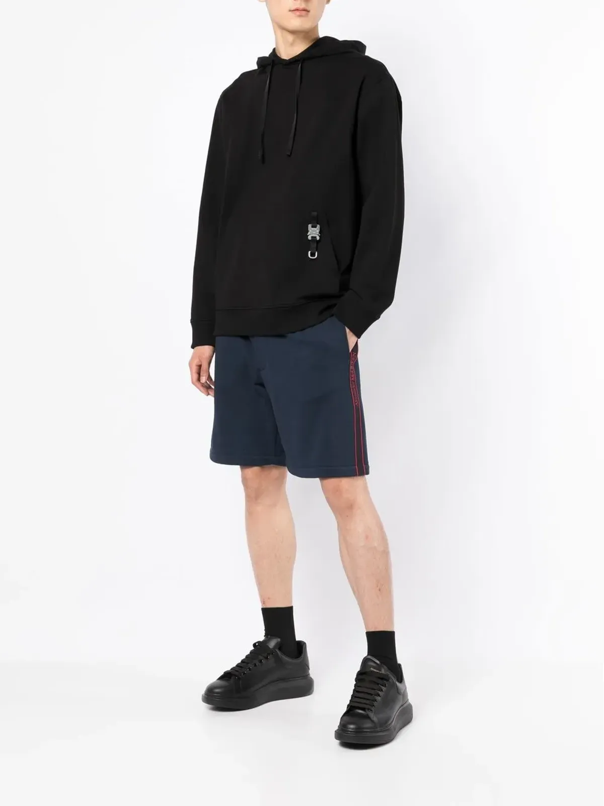 Alexander McQueen ロゴテープ トラックショーツ - 画像2