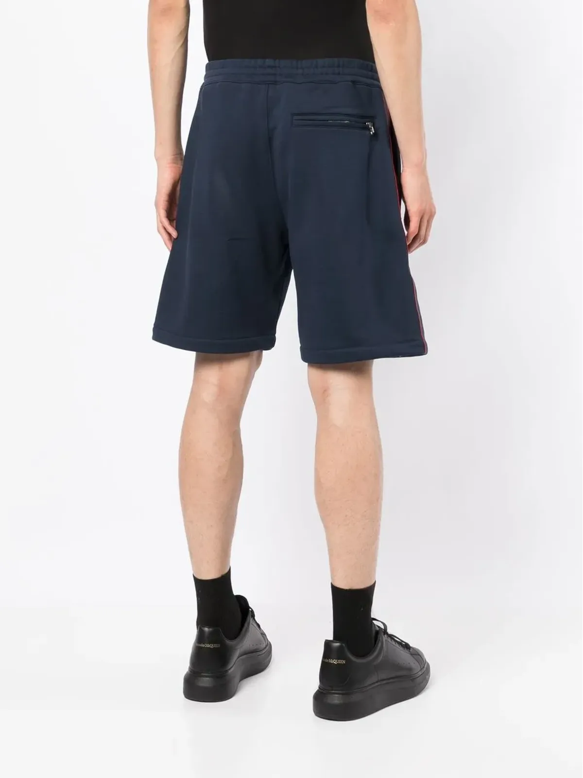 Alexander McQueen ロゴテープ トラックショーツ - 画像4
