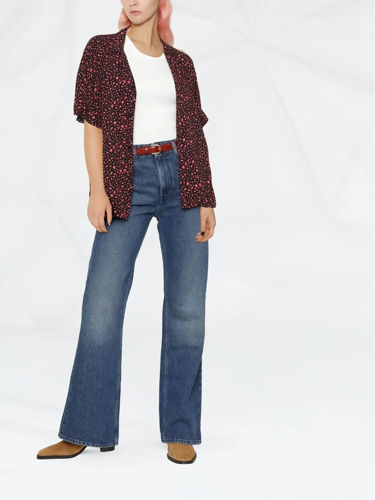 MARANT ÉTOILE Belvira ブーツカットジーンズ - 画像2