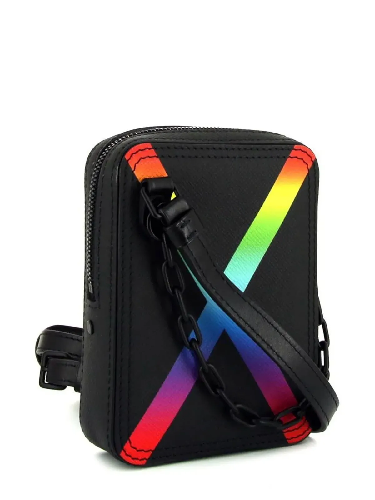 Louis Vuitton Pre-Owned ダニューブ・レインボー メッセンジャーバッグ - ブラック - 画像3