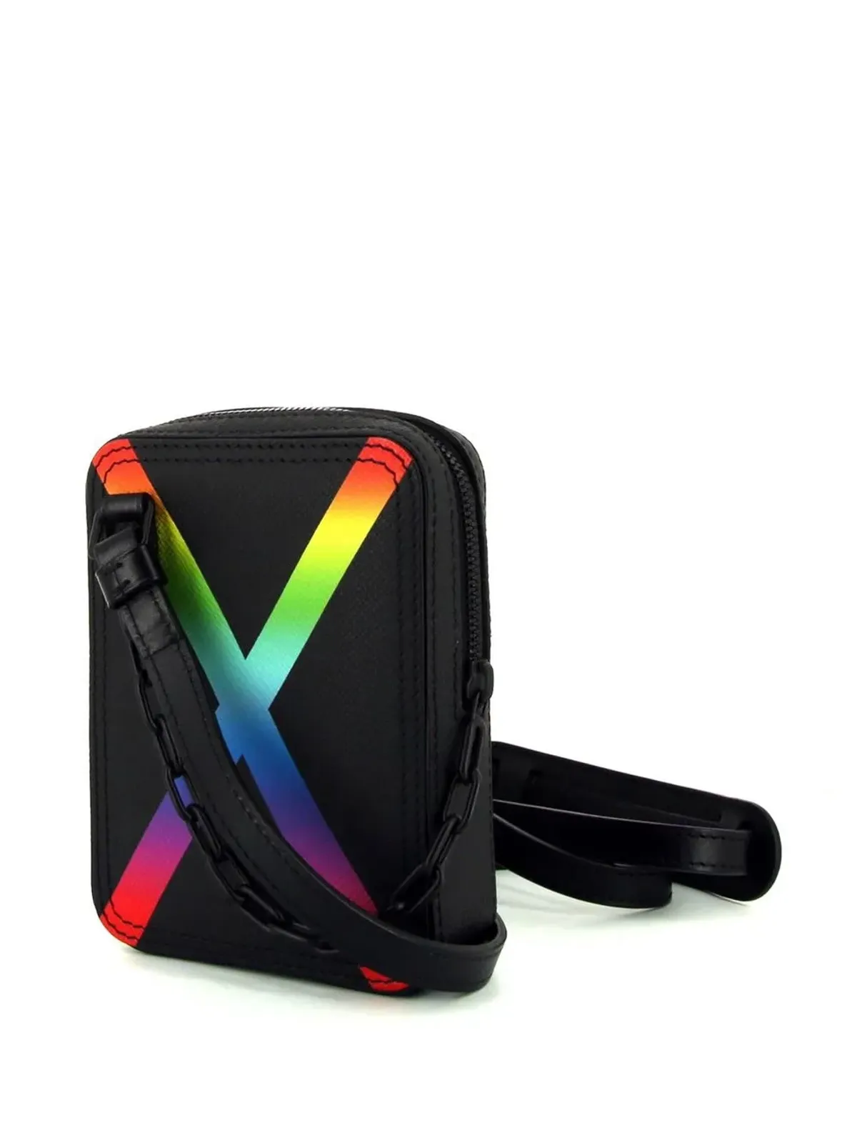 Louis Vuitton Pre-Owned ダニューブ・レインボー メッセンジャーバッグ - ブラック - 画像4