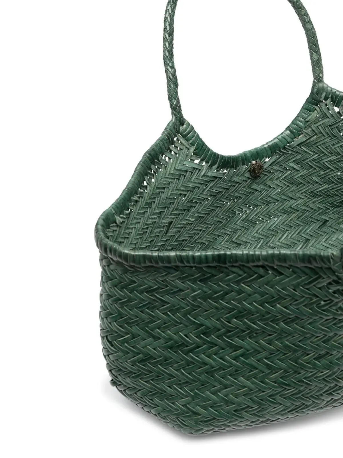 DRAGON DIFFUSION Nantucket 編み込みレザー トートバッグ - 画像5