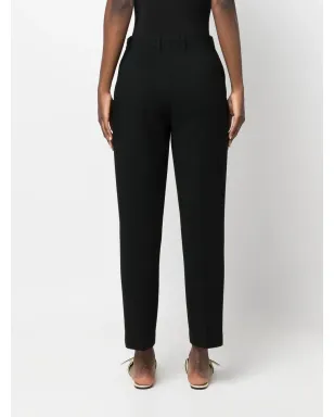 Ferragamo クロップド テーパードパンツ - ブラック - サムネイル4