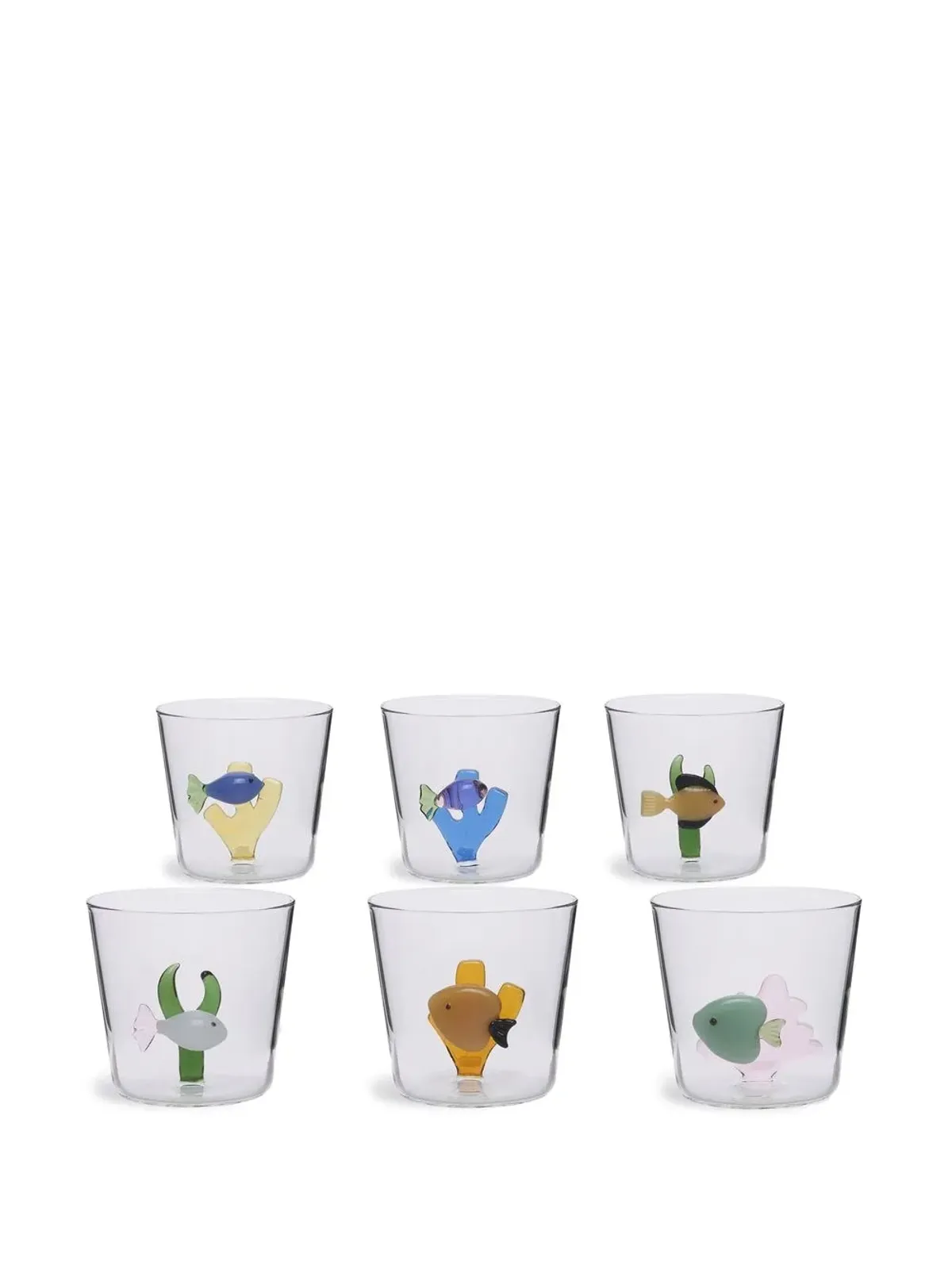 Ichendorf Milano Marine Garden セット6客 アソート タンブラー - 画像2