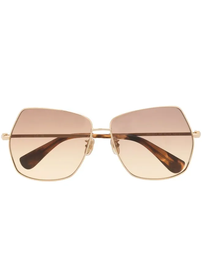 Max Mara Eyewear Max Mara Eyewear オーバーサイズフレーム グラデーションレンズ サングラスの商品画像