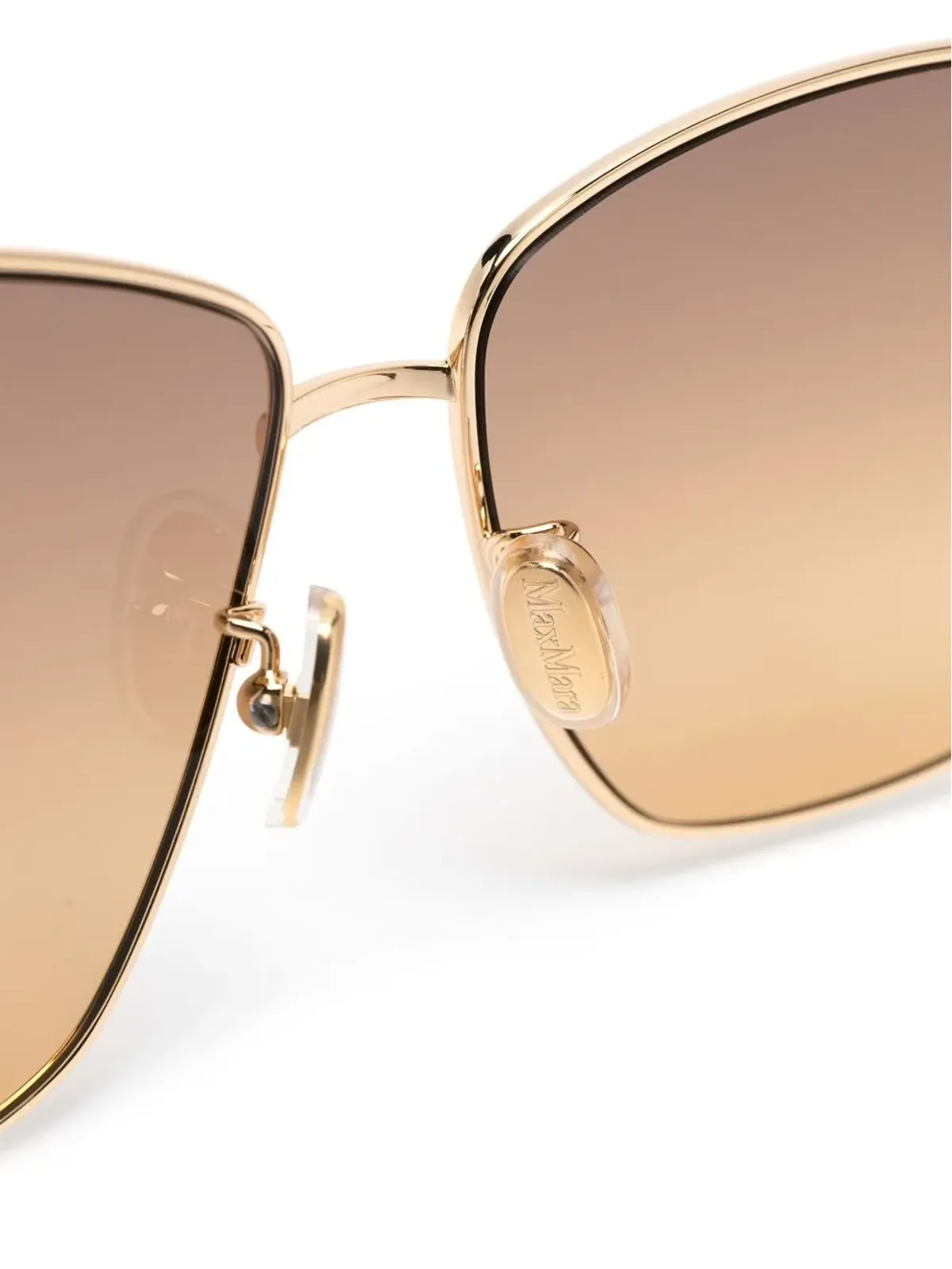 Max Mara Eyewear オーバーサイズフレーム グラデーションレンズ サングラス - 画像3
