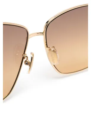Max Mara Eyewear オーバーサイズフレーム グラデーションレンズ サングラス - サムネイル3