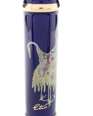 ETRO HOME 鳥柄セラミックキャンドルホルダー ブルー - サムネイル3