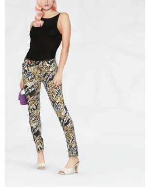 Versace Jeans Couture ロゴプリントジーンズ - サムネイル2