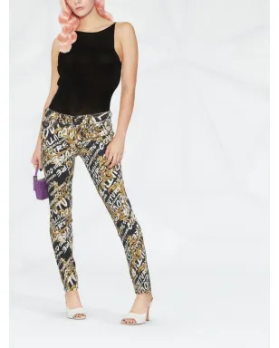 Versace Jeans Couture ロゴプリントジーンズ - サムネイル4