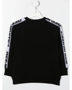 Off-White Kids ロゴテープ クルーネック ジャンパー - サムネイル2