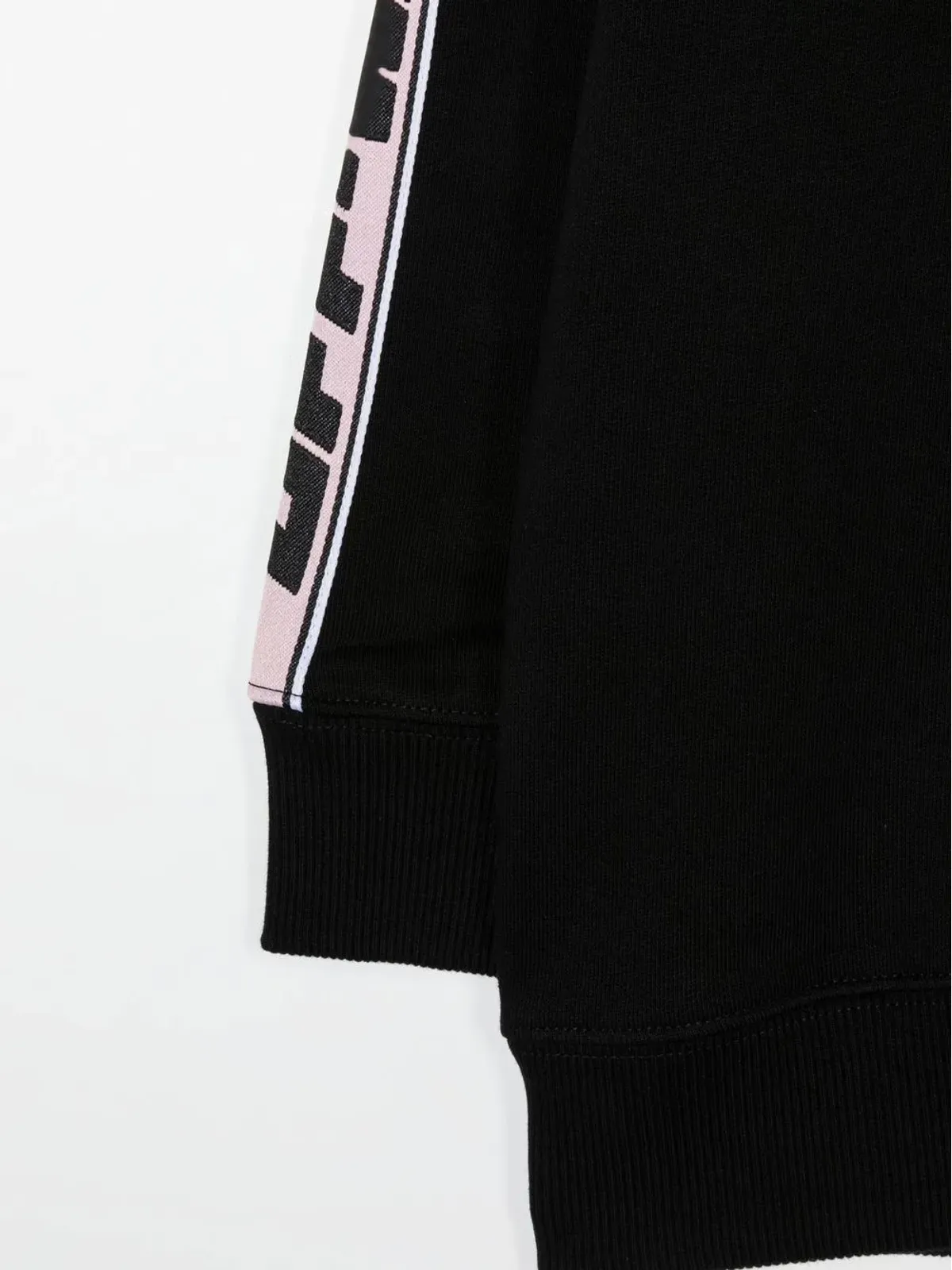 Off-White Kids ロゴテープ クルーネック ジャンパー - 画像3