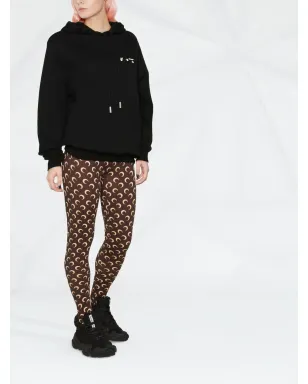 Marine Serre Fuseaux crescent moon-print stirrup leggings - サムネイル2
