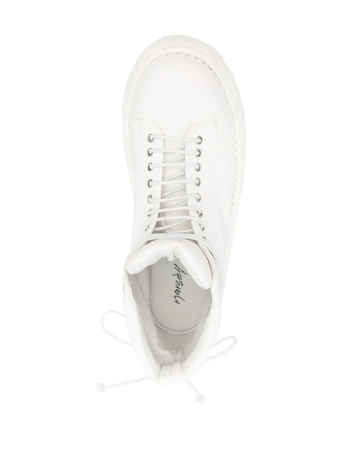 Marsèll Pallottola Pomice lace-up boots - White - 画像4