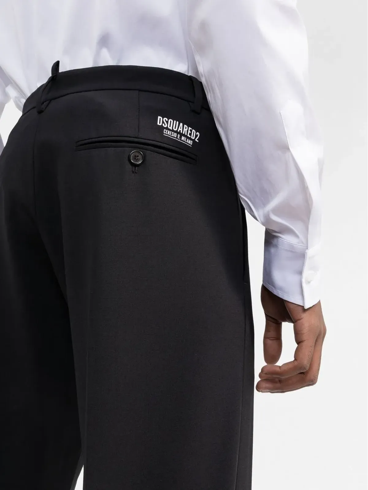 DSQUARED2 クロップドスリムカットパンツ - 画像5