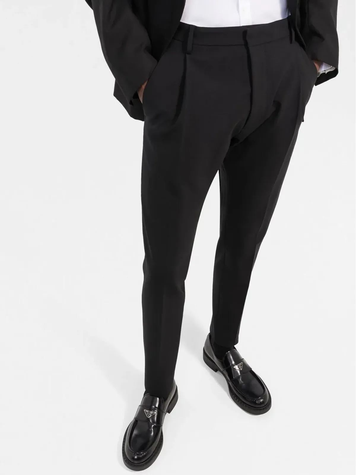 DSQUARED2 クロップドスリムカットパンツ - 画像3