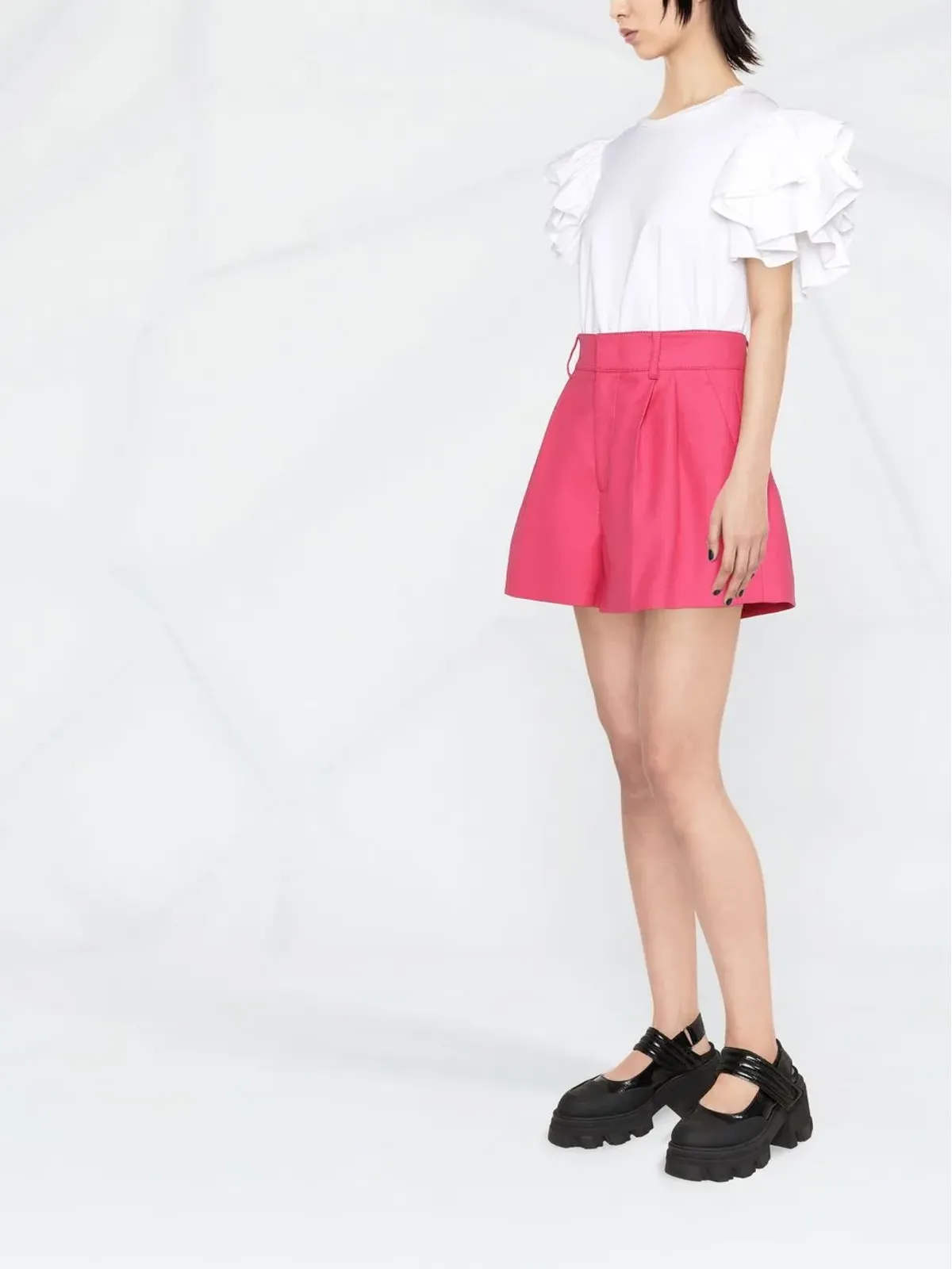 RED Valentino テーラードハイウエストショーツ - 画像3