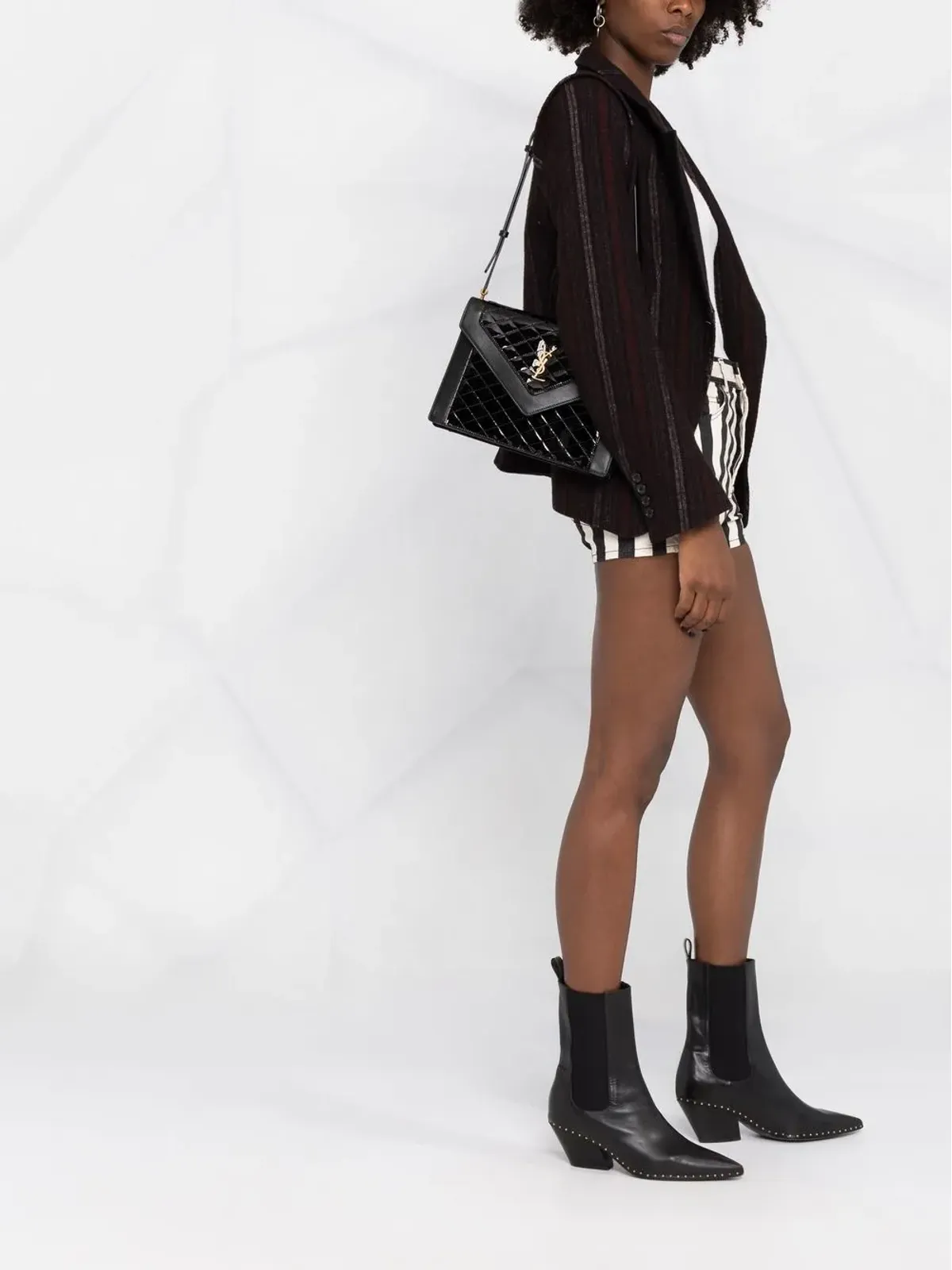 Saint Laurent Gaby クチュールドショルダーバッグ - 画像2
