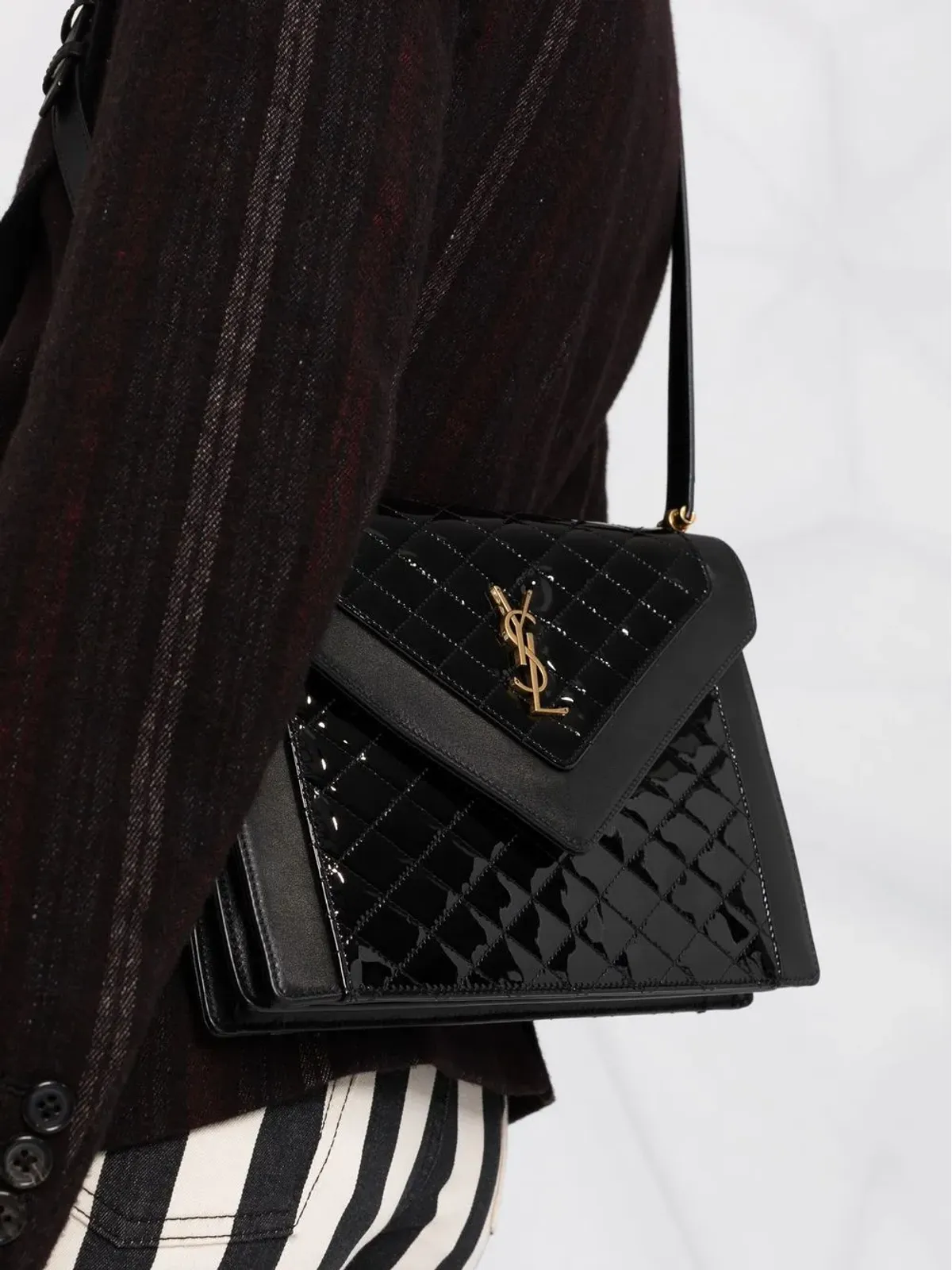Saint Laurent Gaby クチュールドショルダーバッグ - 画像3