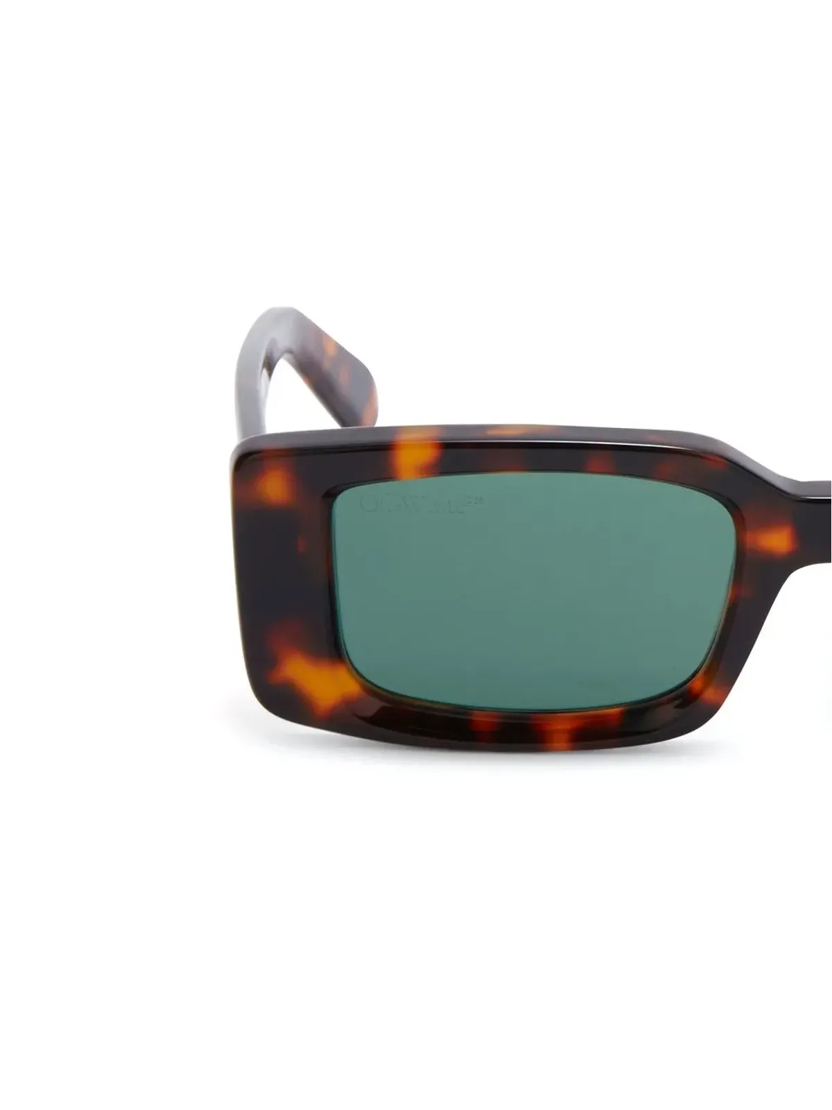 Off-White Eyewear アーサー べっ甲柄デザイン サングラス - 画像3