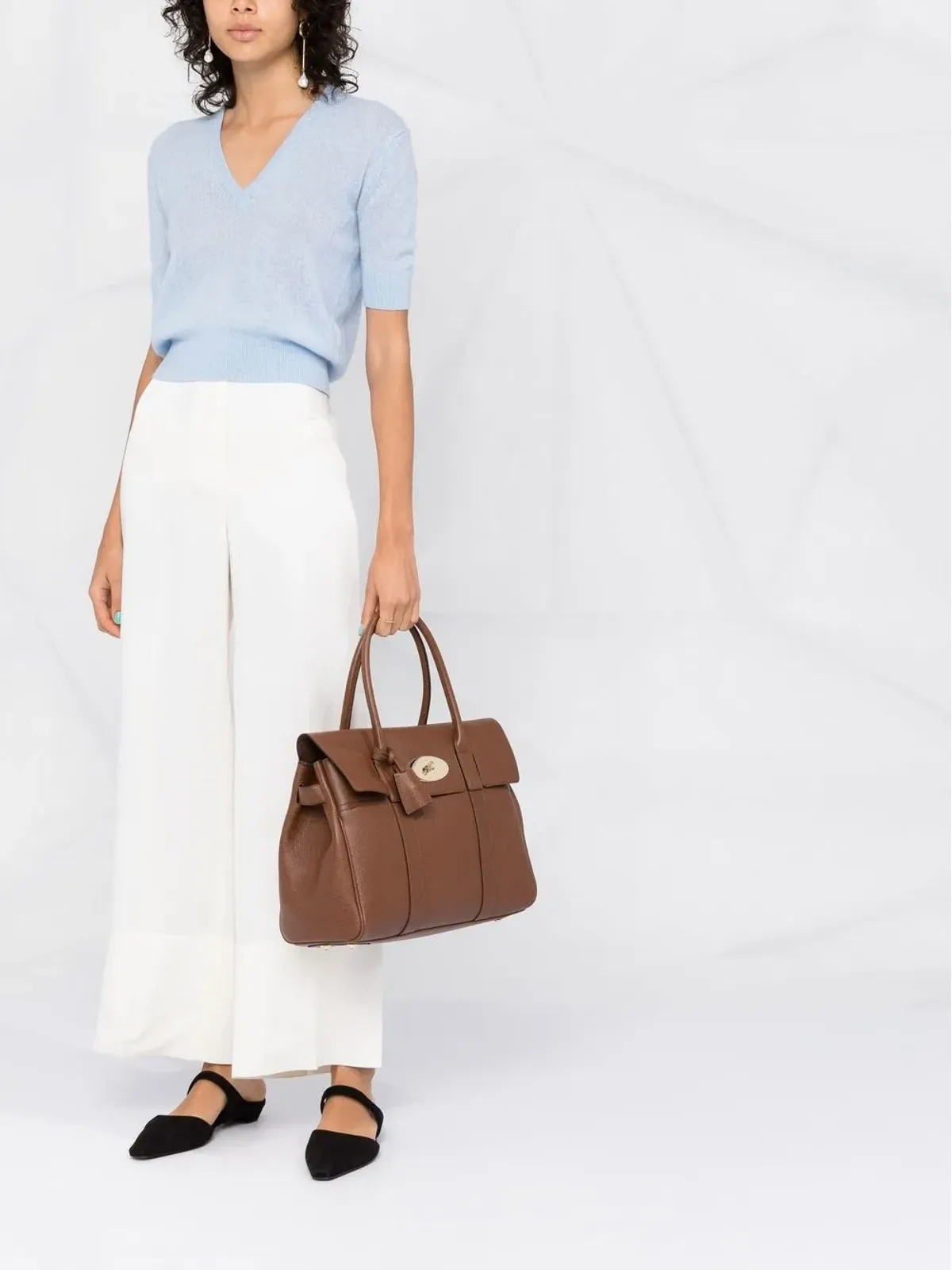 Mulberry ツイストロック トートバッグ - 画像2