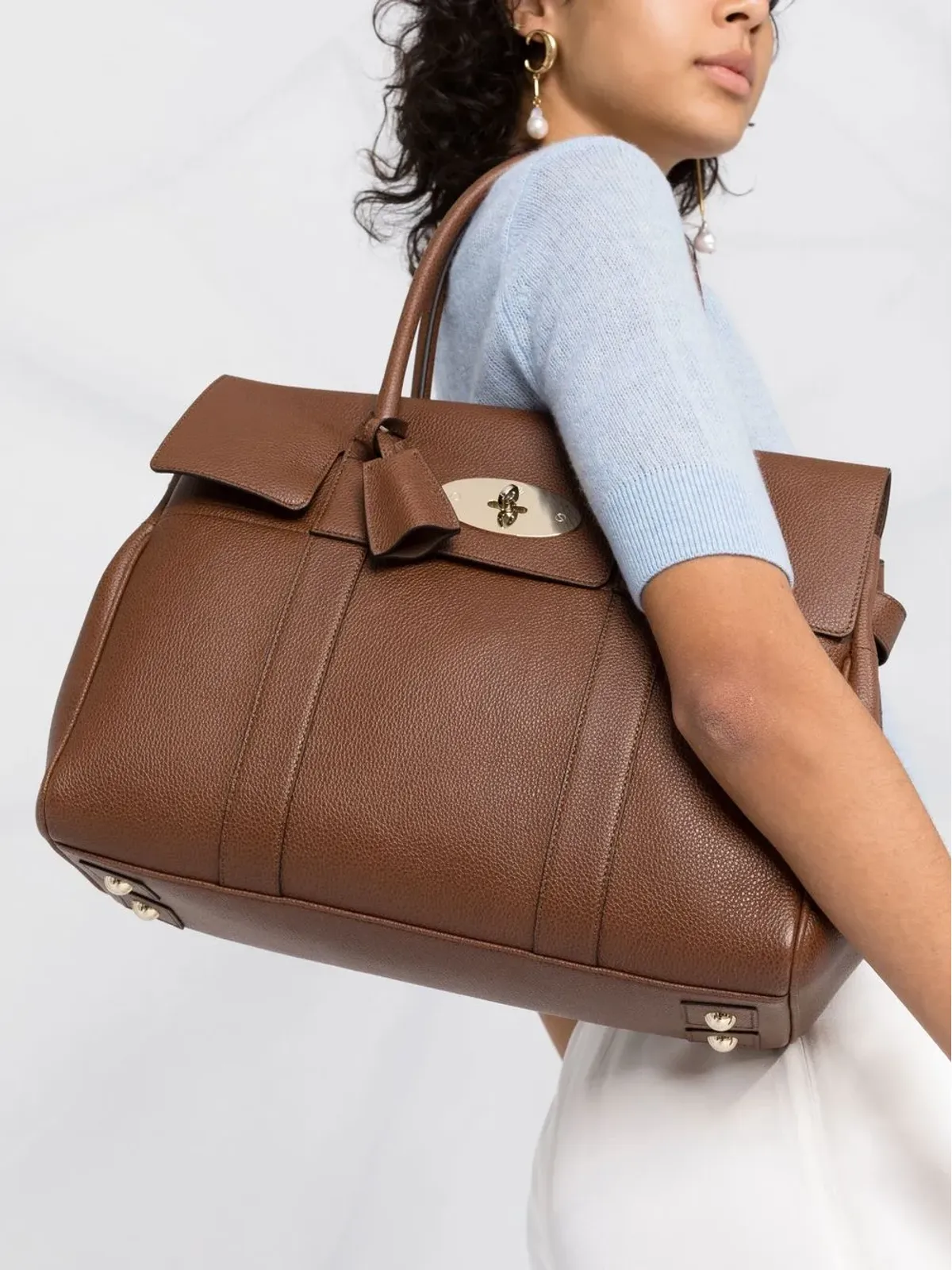 Mulberry ツイストロック トートバッグ - 画像3