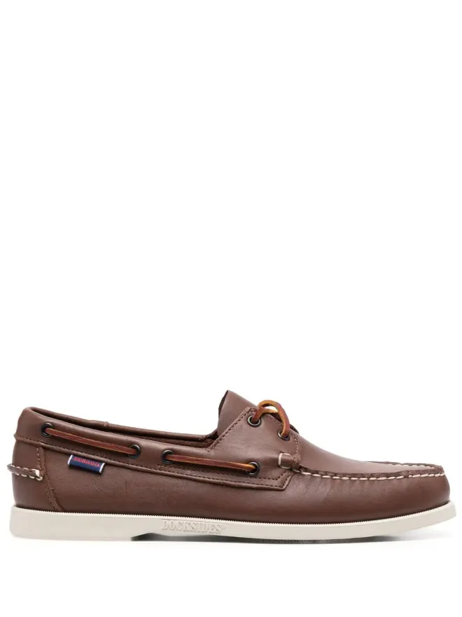 Sebago Sebago 前紐ディテール ボートシューズ - ブラウンの商品画像