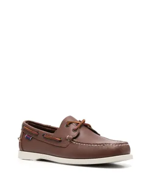 Sebago 前紐ディテール ボートシューズ - ブラウン - サムネイル2