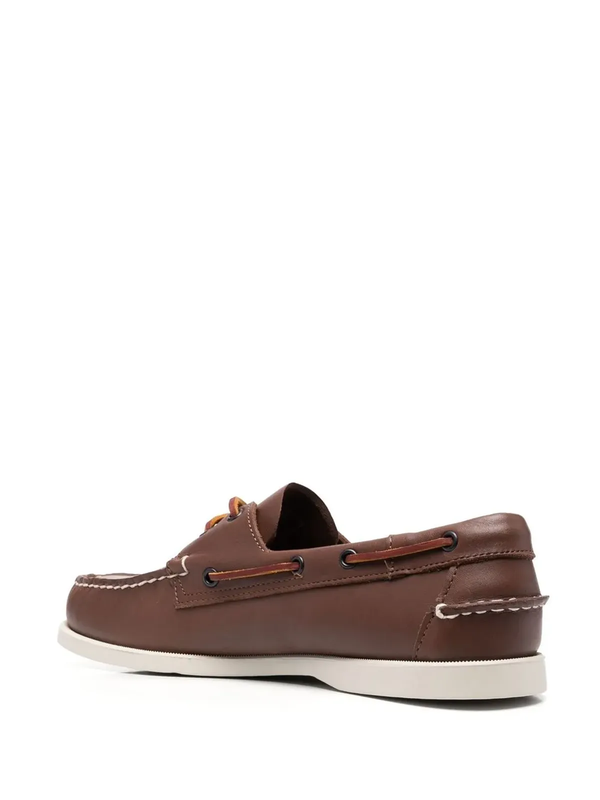 Sebago 前紐ディテール ボートシューズ - ブラウン - 画像3