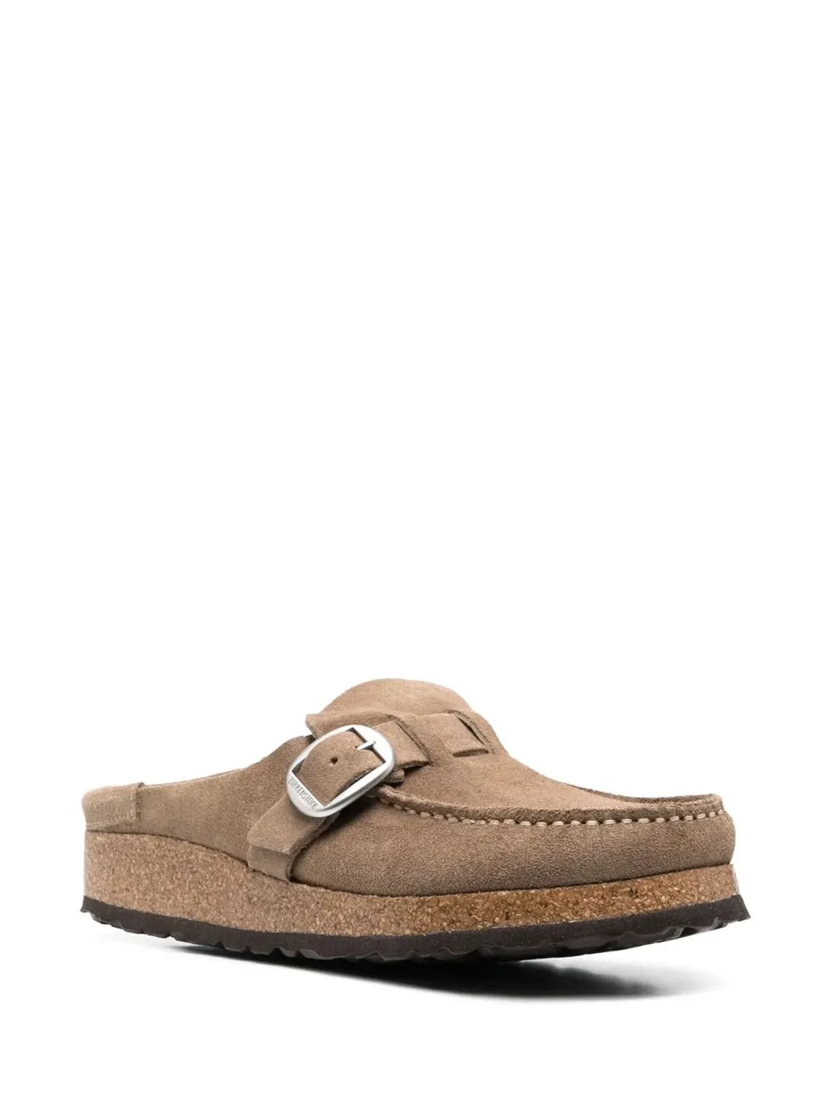 Birkenstock バックル付きスエードミュール - 画像2