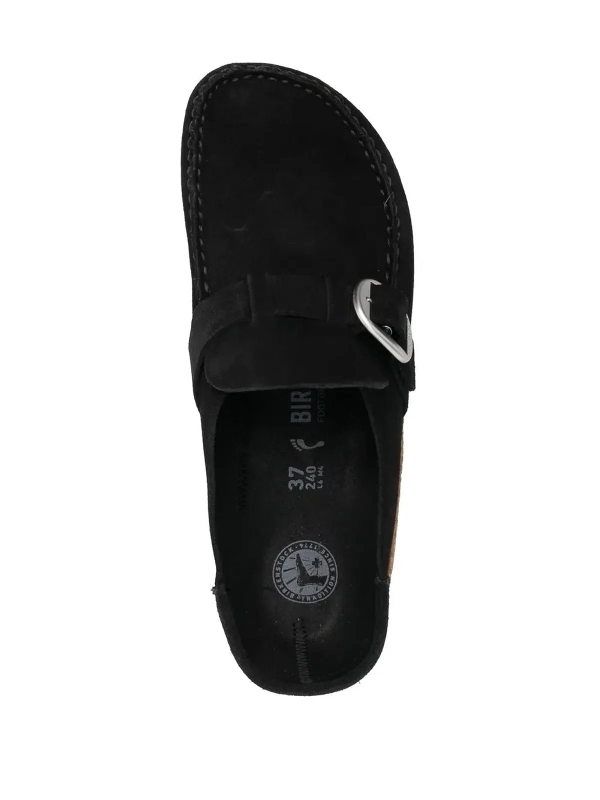 Birkenstock クローズドトゥ スエードミュール - 画像4