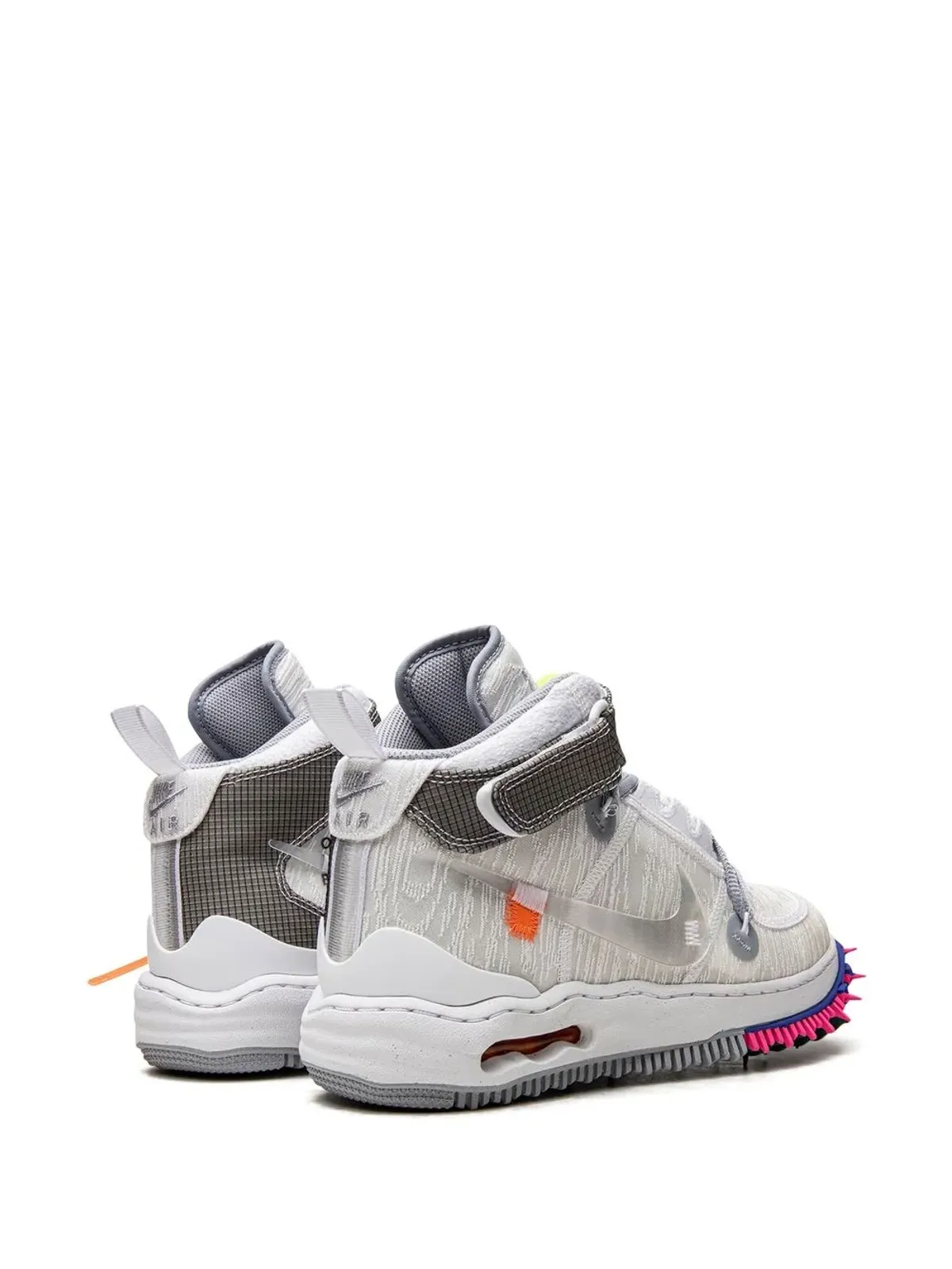 Nike X Off-White Air Force 1 Mid White sneakers - 画像3