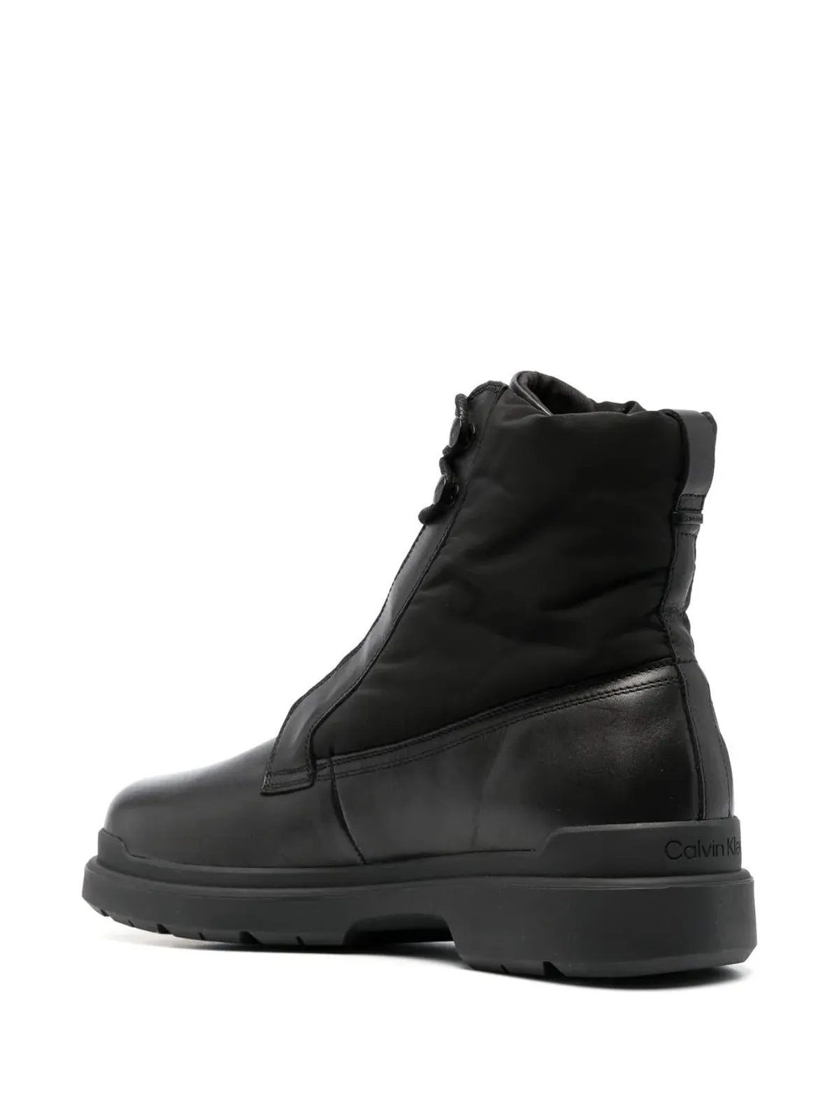Calvin Klein パッド入りパネル レースアップ ブーツ - 画像3