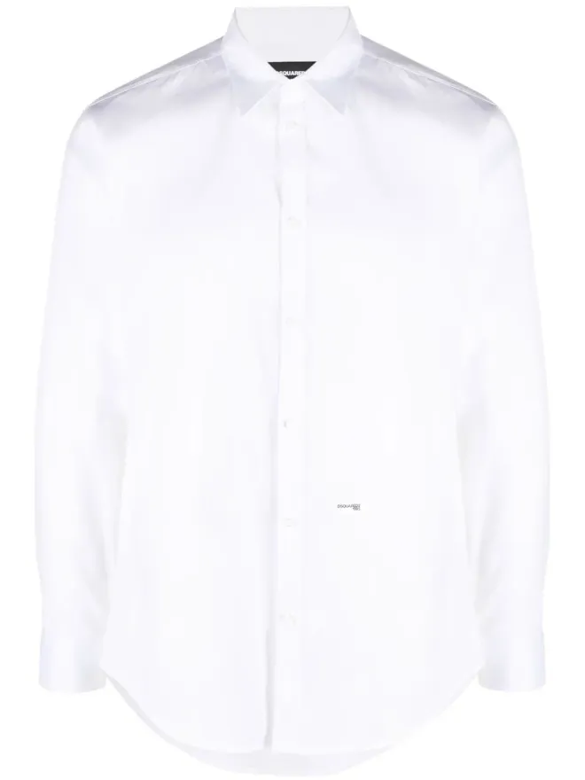 Dsquared2 DSQUARED2 ロゴディテール コットンシャツの商品画像