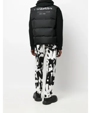 Alexander McQueen ロゴプリント パファー ジレ - サムネイル2
